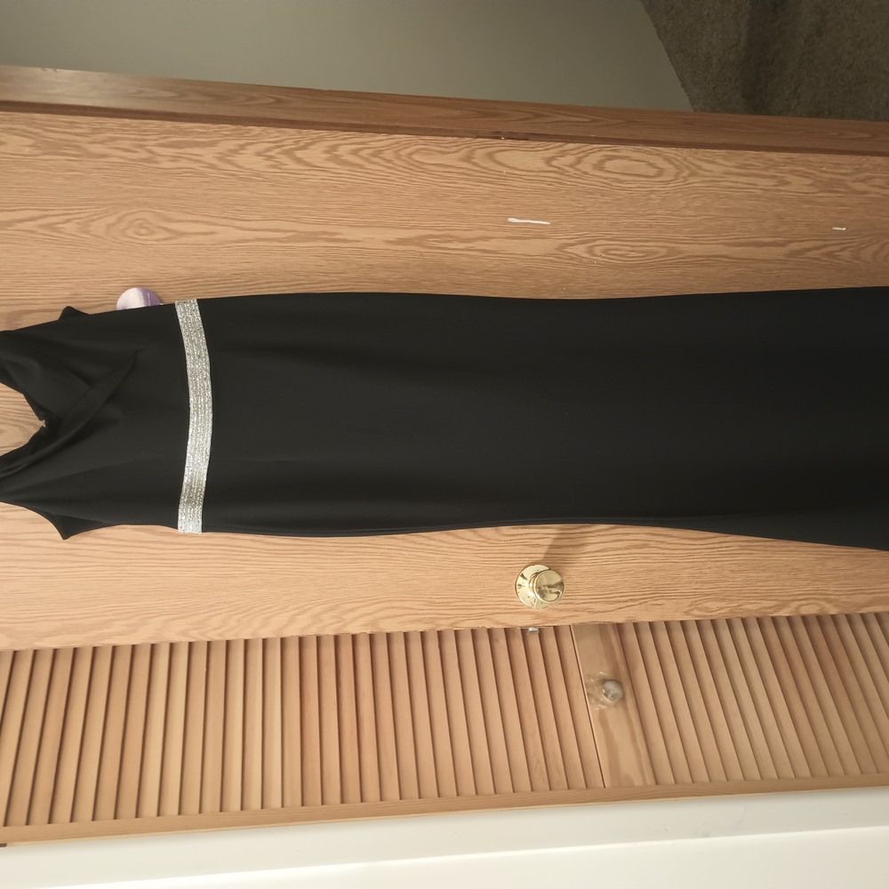 Windsor Black and Silver Prom Dress